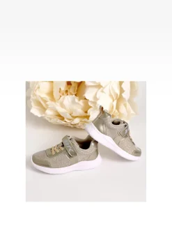 BARTEK złote sportowe sneakersy dla dziewczynki 87005-18