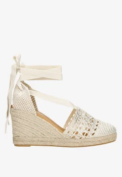 Beżowe espadryle RELAKS w stylu boho