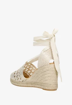 Beżowe espadryle RELAKS w stylu boho