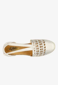 Beżowe espadryle RELAKS w stylu boho