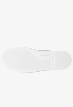 Białe trampki z szarymi wstawkami | COMFORT