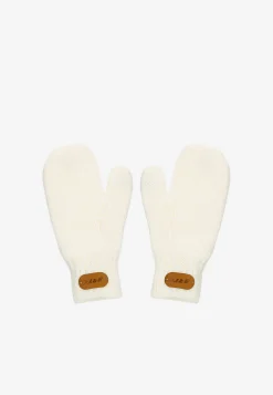 Biało-kolorowy zestaw czapka + komin + rękawiczki BARTEK 85600-19