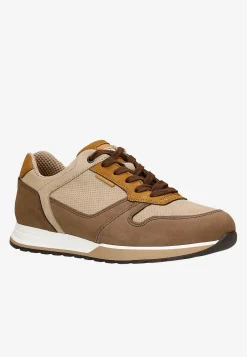Brązowo-beżowe sneakersy męskie