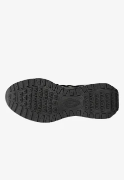Czarne awangardowe sneakersy męskie