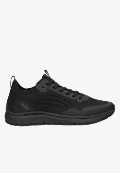 Czarne siateczkowe sneakersy RELAKS