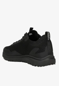 Czarne siateczkowe sneakersy RELAKS