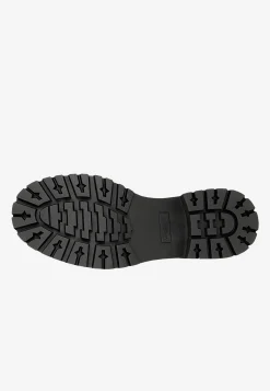 Czarne skórzane mokasyny penny loafers