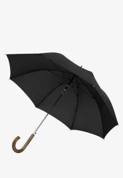 Czarny długi parasol