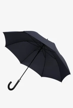 Długi parasol w kolorze granatowym