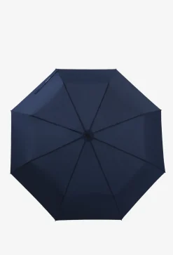 Długi parasol w kolorze granatowym