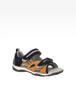 Granatowe brokatowe sneakersy ze srebrną aplikacją skrzydła BARTEK 87004-16