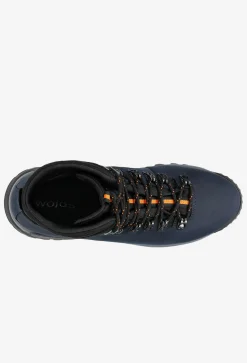 Granatowo-czarne trekkingowe trzewiki męskie