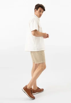 Jasnobrązowe sneakersy męskie w casualowym stylu
