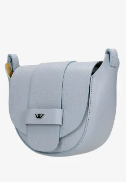 Jasnoniebieska torebka damska saddle bag