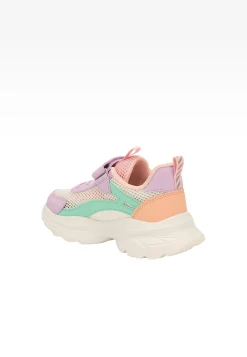 Kolorowe sneakersy dla dziewczynki na masywnej podeszwie BARTEK 87008-16