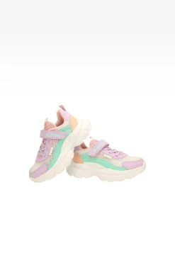 Kolorowe sneakersy dla dziewczynki na masywnej podeszwie BARTEK 87008-16