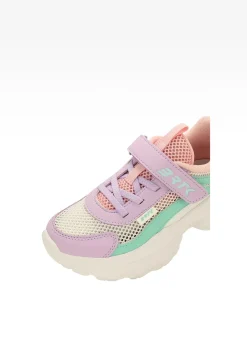 Kolorowe sneakersy dla dziewczynki na masywnej podeszwie BARTEK 87008-16