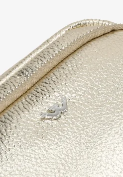 Mała złota torebka damska crossbody