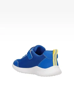 Niebieskie sneakersy BARTEK z żółtą błyskawicą 87006-16