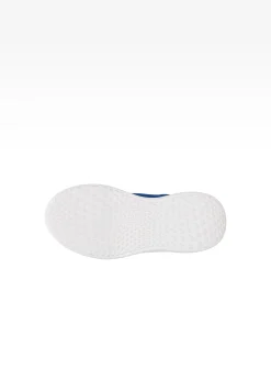 Niebieskie sneakersy BARTEK z żółtą błyskawicą 87006-16