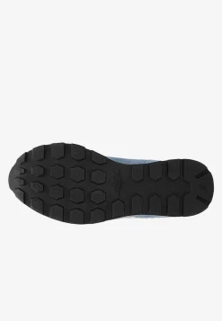 Niebiesko-granatowe sneakersy RELAKS z szarymi wstawkami