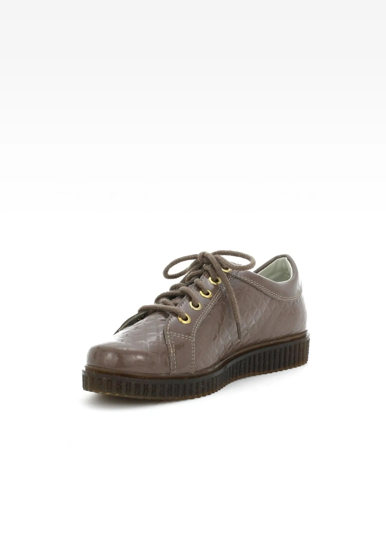 Półbuty BARTEK W-98618/SZ/1HJ II, dla dziewcząt, kawa z mlekiem