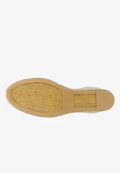 RELAKS boho sandały na koturnie w stylu espadryli z wiązaniem na kostce