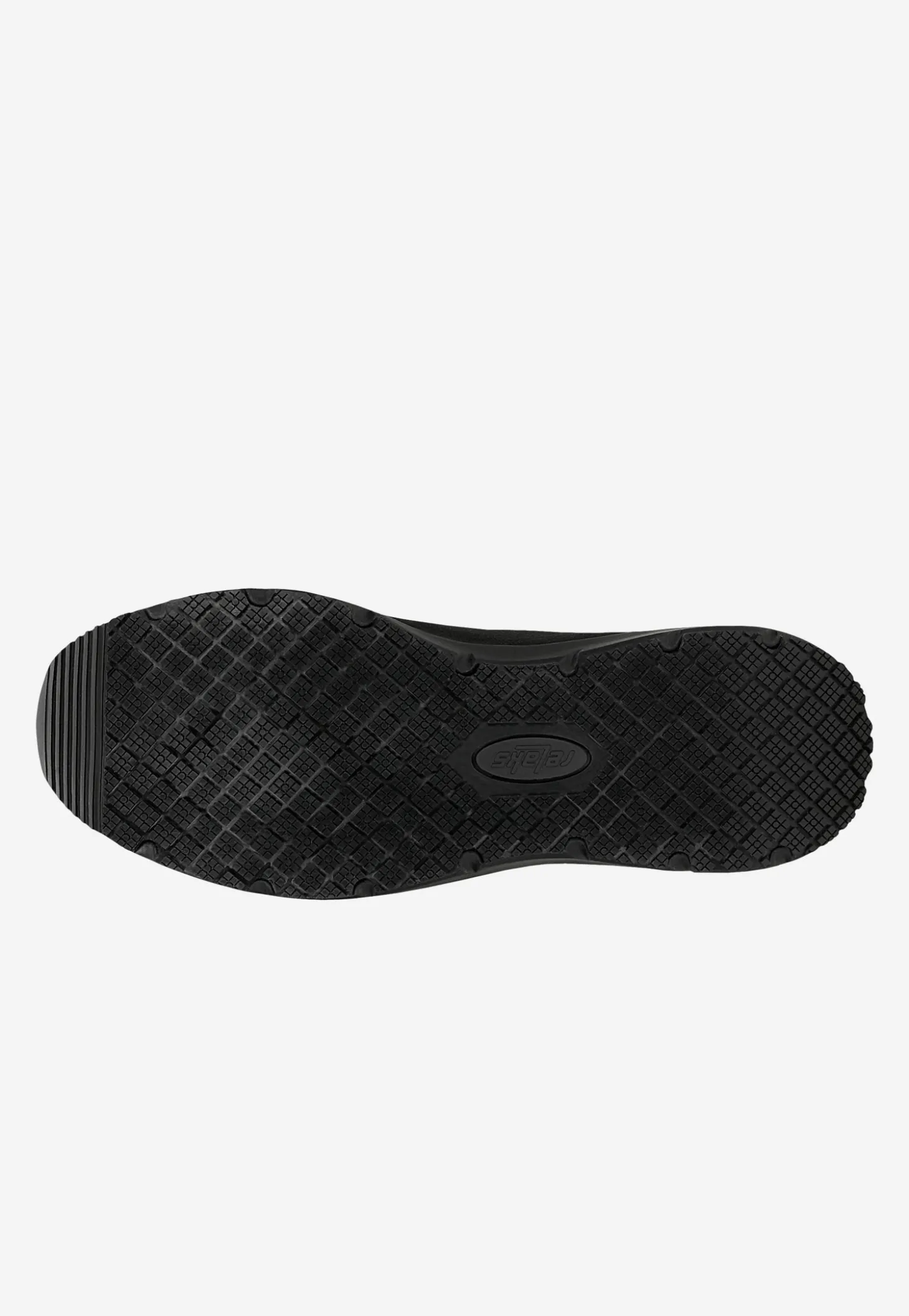RELAKS Czarne wsuwane sneakersy siateczkowe