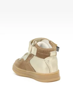 Sneakers BARTEK 11583004, beżowo-złoty