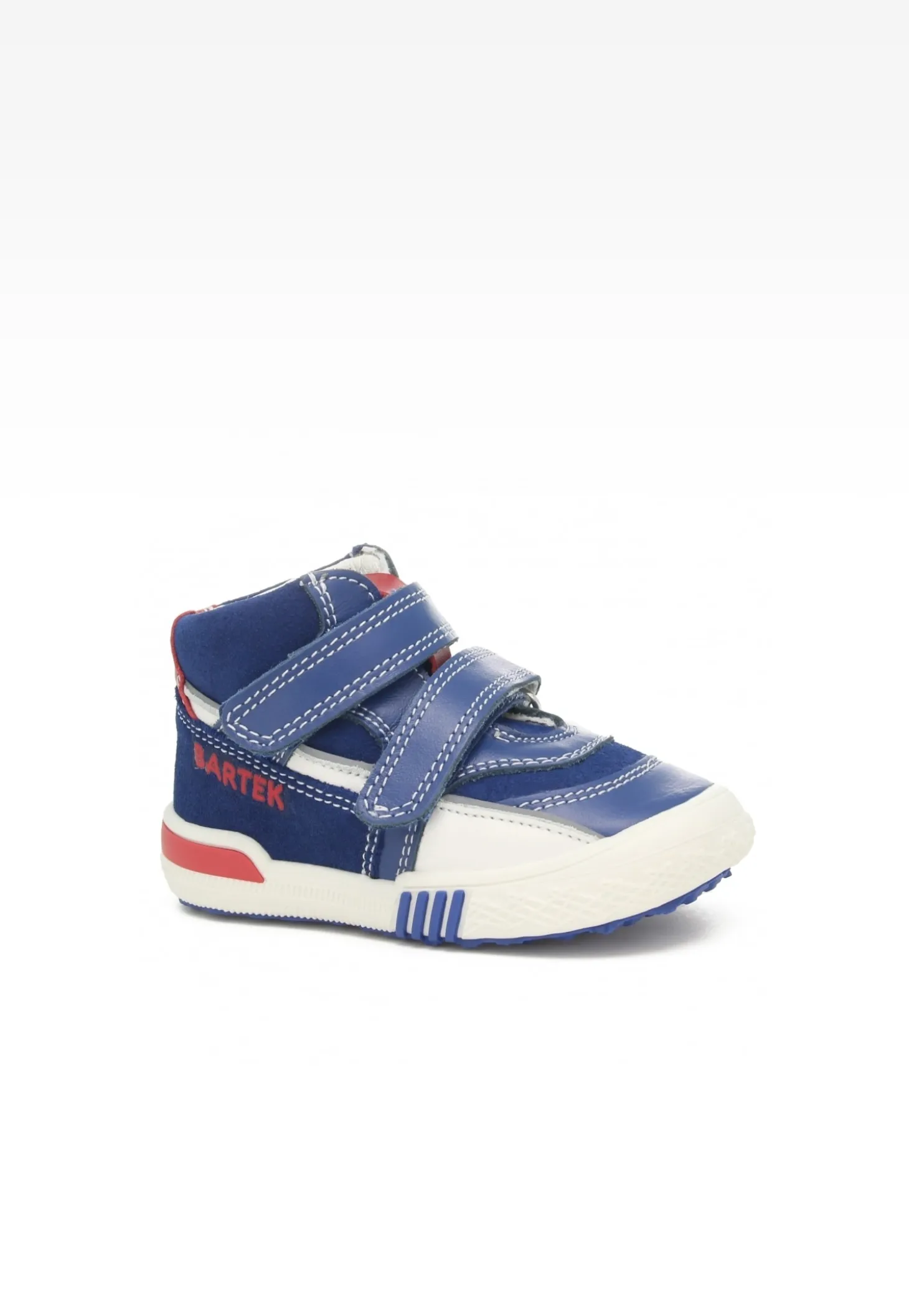 Sneakers BARTEK 91756-003, niebiesko-biały