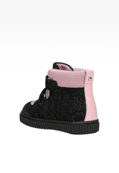 Trzewiki BARTEK 84006-61, dla dziewcząt, czarny + różowy