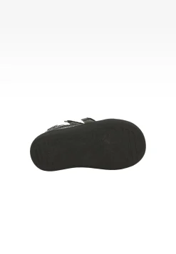 Trzewiki BARTEK 11025141, dla dziewcząt, czarno-srebrne