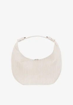 WJS oryginalna beżowa torebka damska typu hobo bag
