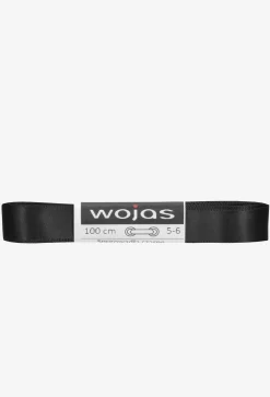 Wojas sznurowadła czarne satynowe 100 cm