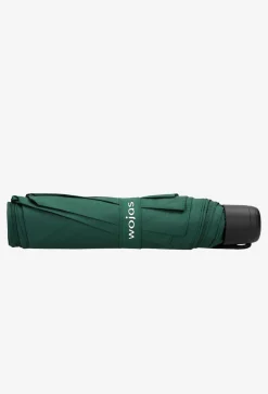 Zielony składany parasol
